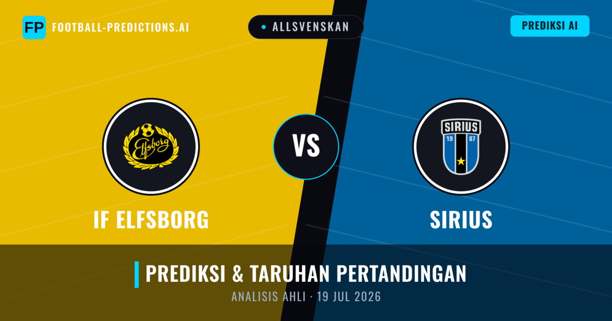 IF Elfsborg vs Sirius — prediksi dan pratinjau pertandingan