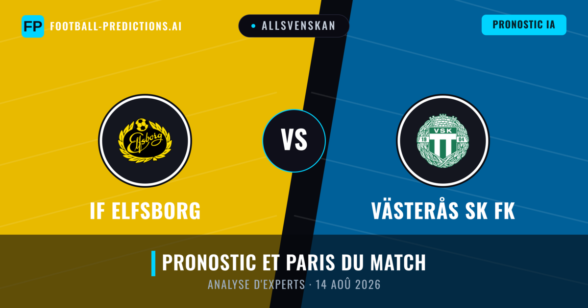 IF Elfsborg vs Västerås SK FK — pronostic et avant-match