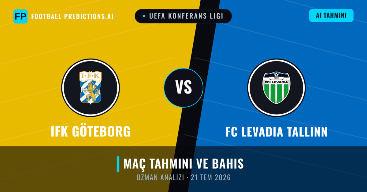 IFK Göteborg - FC Levadia Tallinn — maç tahmini ve önizleme