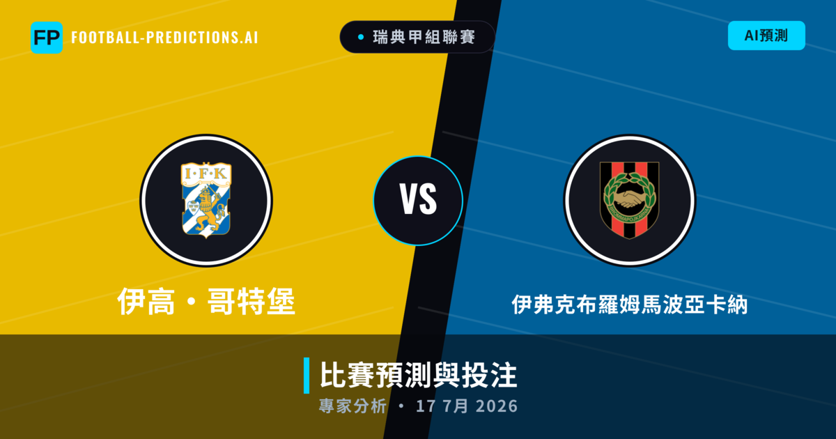 伊高·哥特堡 vs 伊弗克布羅姆馬波亞卡納 — 比赛预测和前瞻
