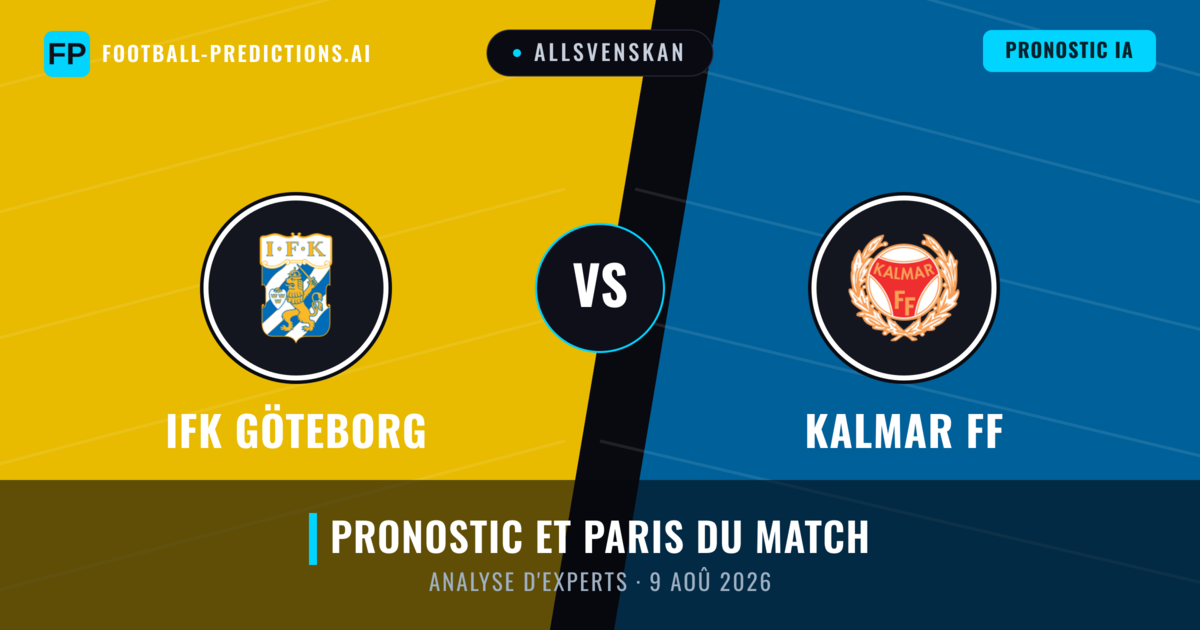 IFK Göteborg vs Kalmar FF — pronostic et avant-match