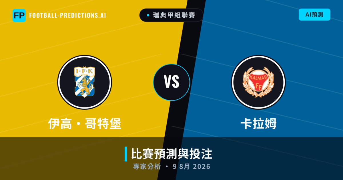 伊高·哥特堡 vs 卡拉姆 — 比赛预测和前瞻
