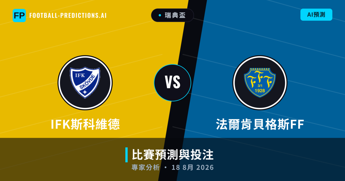 IFK斯科維德 vs 法爾肯貝格斯FF — 比赛预测和前瞻