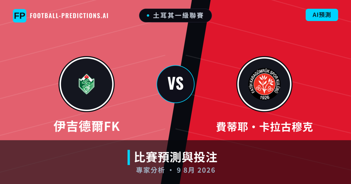 伊吉德爾FK vs 費蒂耶·卡拉古穆克 — 比赛预测和前瞻