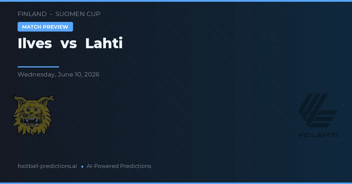 Ilves - Lahti — maç tahmini ve önizleme