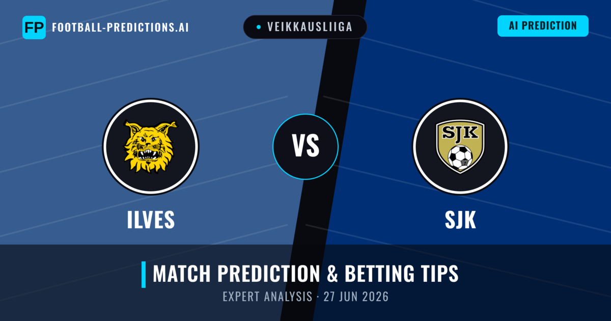 Ilves vs SJK — match prediction & preview