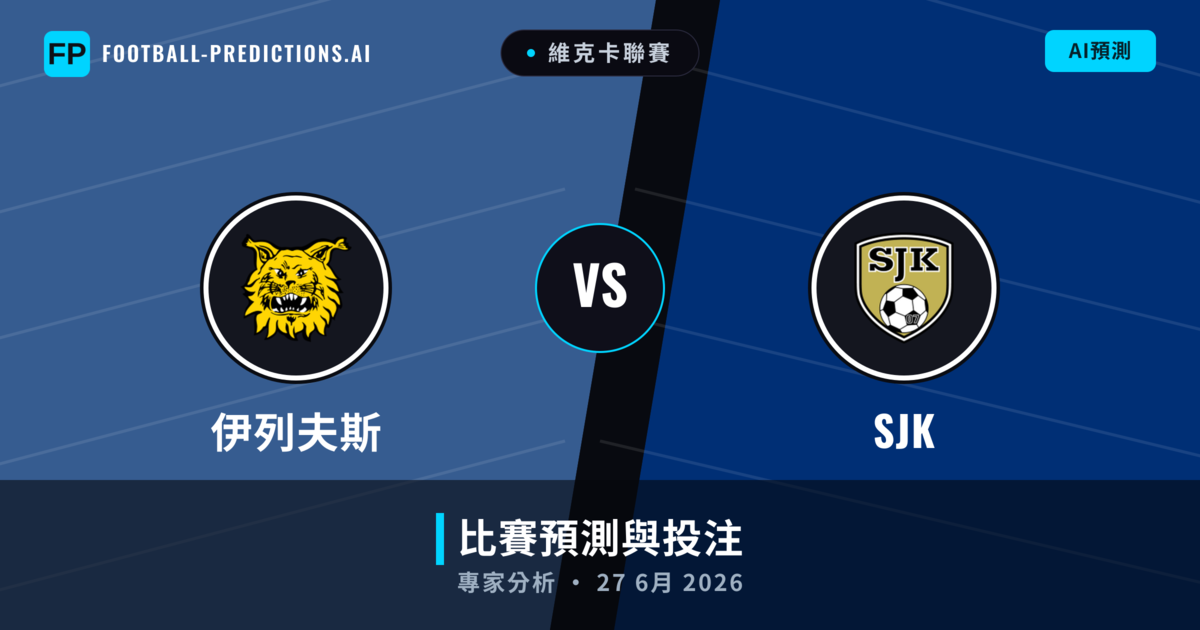 伊列夫斯 vs SJK — 比赛预测和前瞻