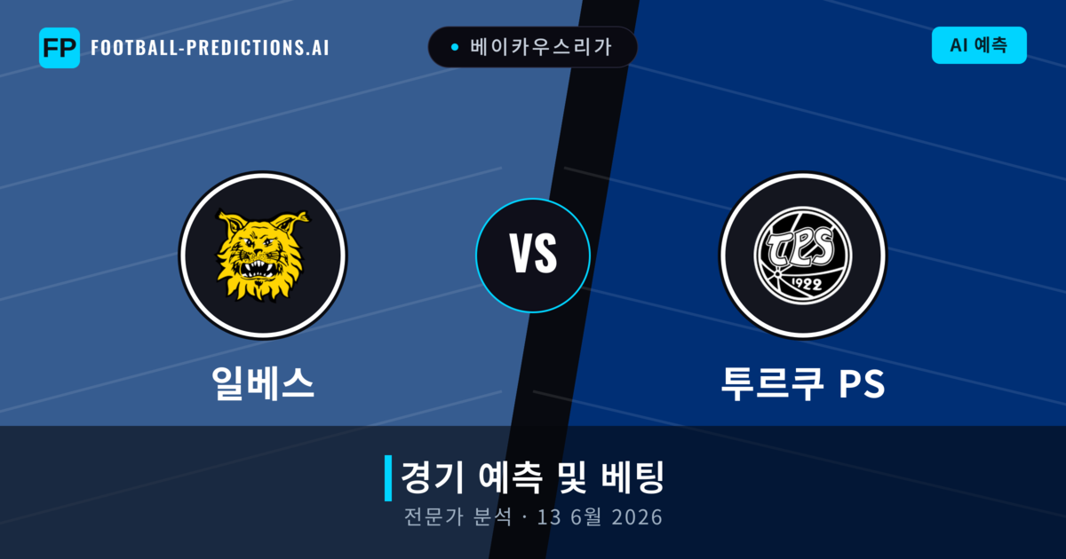 일베스 대 투르쿠 PS — 경기 예측 및 프리뷰