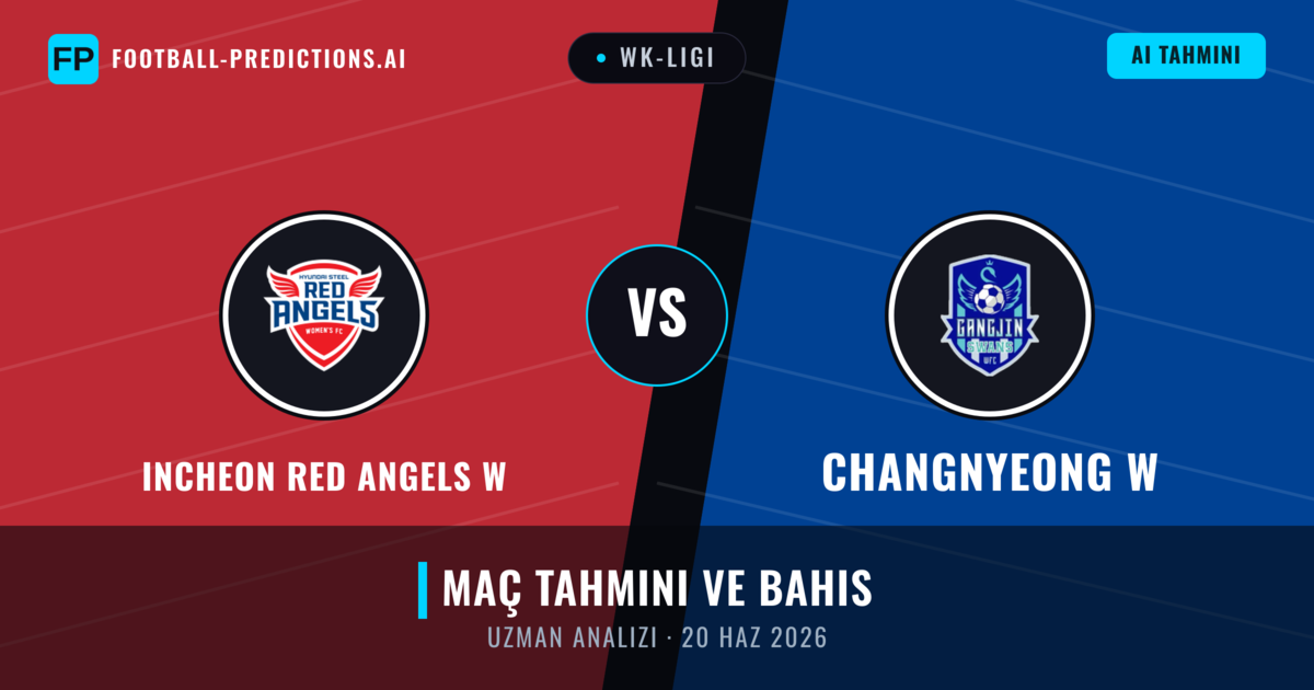 Incheon Red Angels W - Changnyeong W — maç tahmini ve önizleme