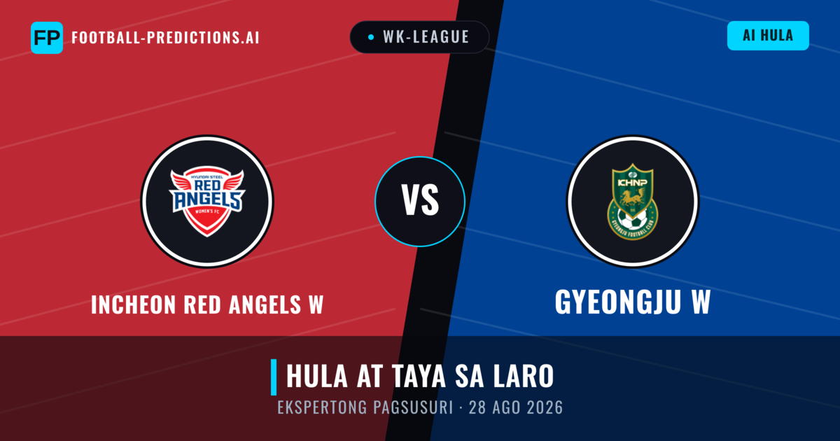 Incheon Red Angels W vs Gyeongju W — hula at preview ng laban