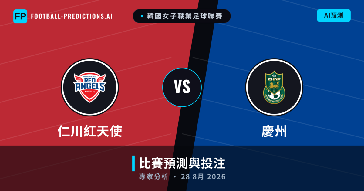 仁川紅天使 vs 慶州 — 比赛预测和前瞻