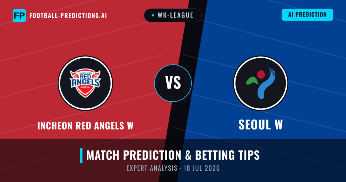 Incheon Red Angels W vs Seoul W — match prediction & preview