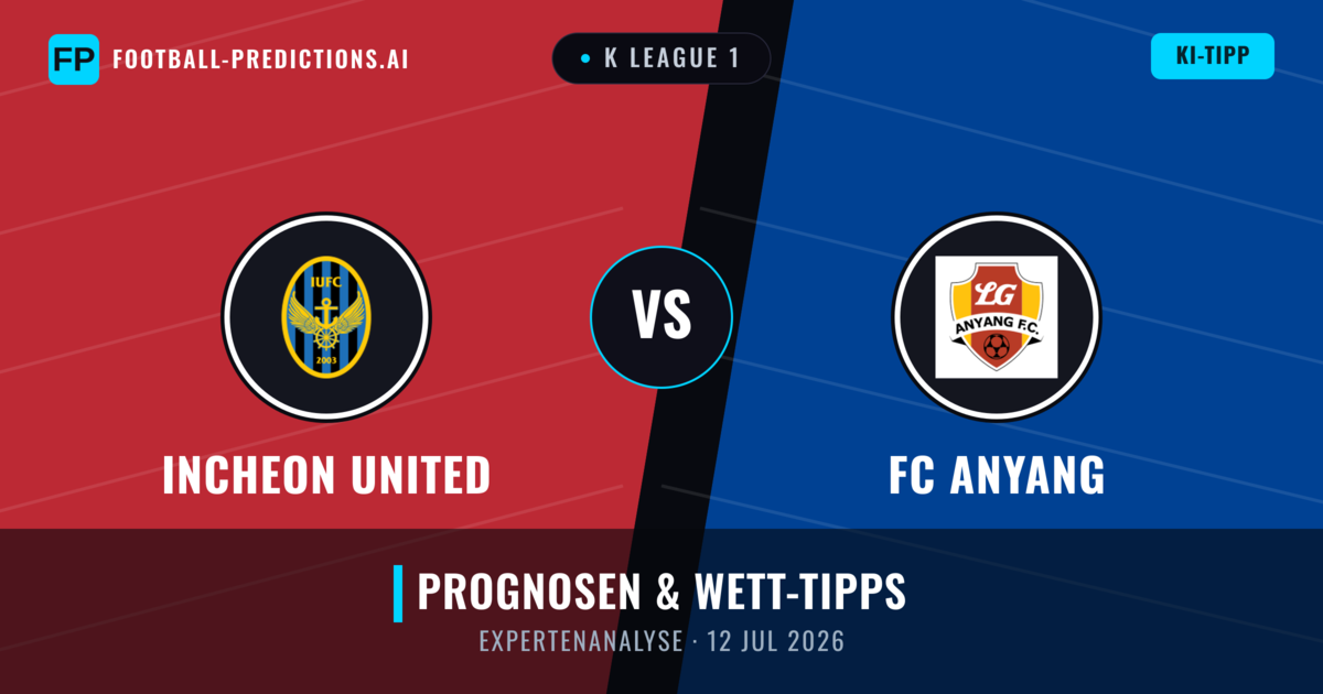 Incheon United vs FC Anyang — Prognose und Spielvorschau