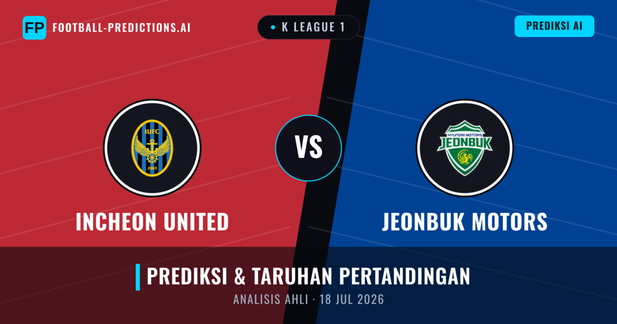 Incheon United vs Jeonbuk Motors — prediksi dan pratinjau pertandingan