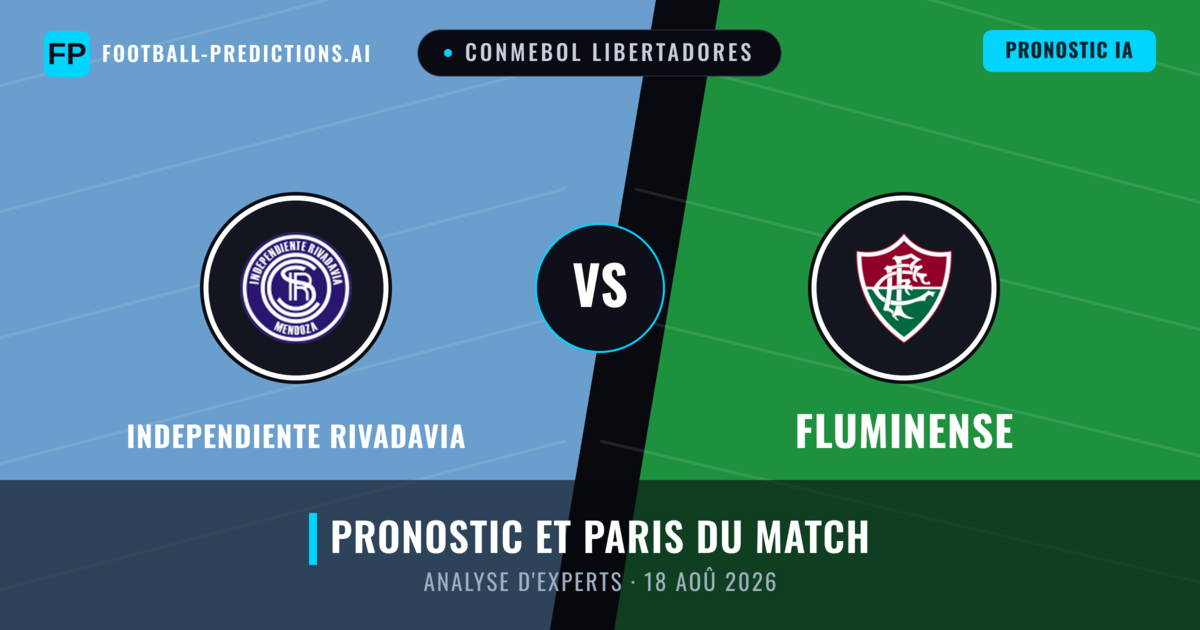 Independiente Rivadavia vs Fluminense — pronostic et avant-match