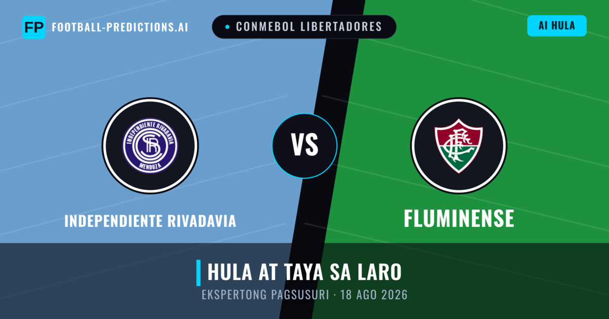 Independiente Rivadavia vs Fluminense — hula at preview ng laban