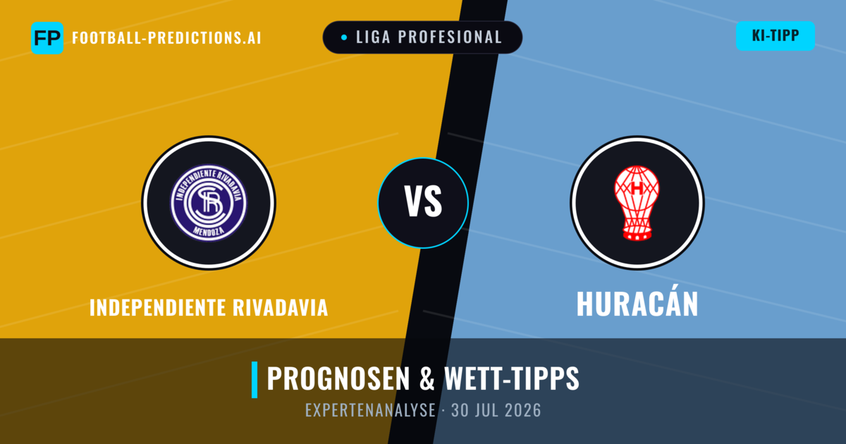 Independiente Rivadavia vs Huracán — Prognose und Spielvorschau
