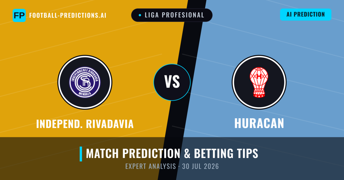 Independ. Rivadavia vs Huracan — match prediction & preview
