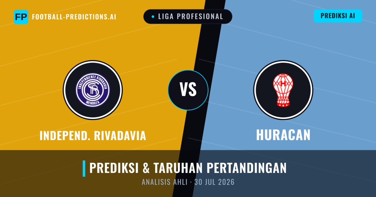 Independiente Rivadavia vs Huracán — prediksi dan pratinjau pertandingan
