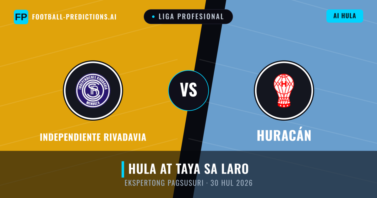 Independiente Rivadavia vs Huracán — hula at preview ng laban