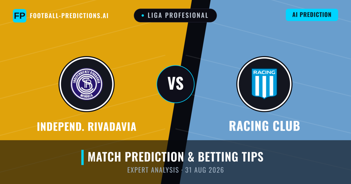 Independ. Rivadavia vs Racing Club — match prediction & preview