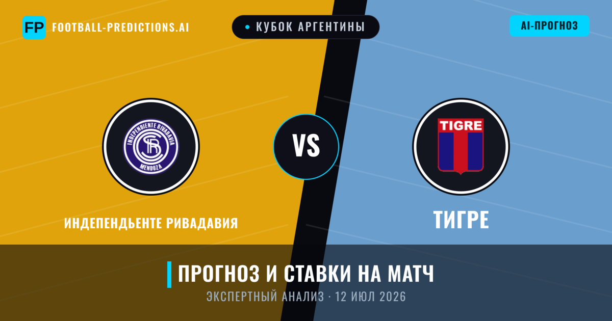 Индепендьенте Ривадавия – Тигре — прогноз и превью матча