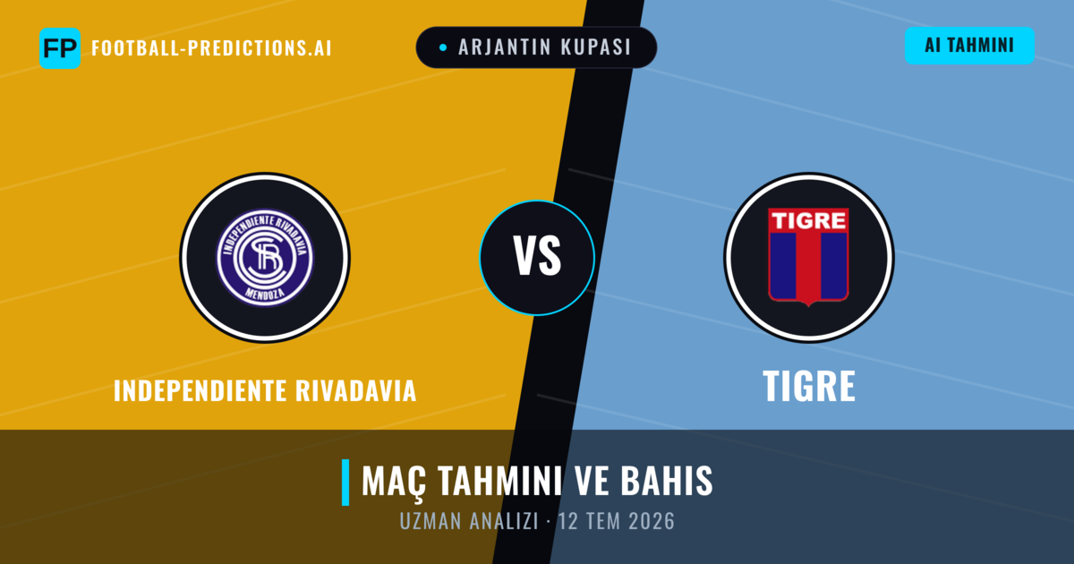 Independiente Rivadavia - Tigre — maç tahmini ve önizleme