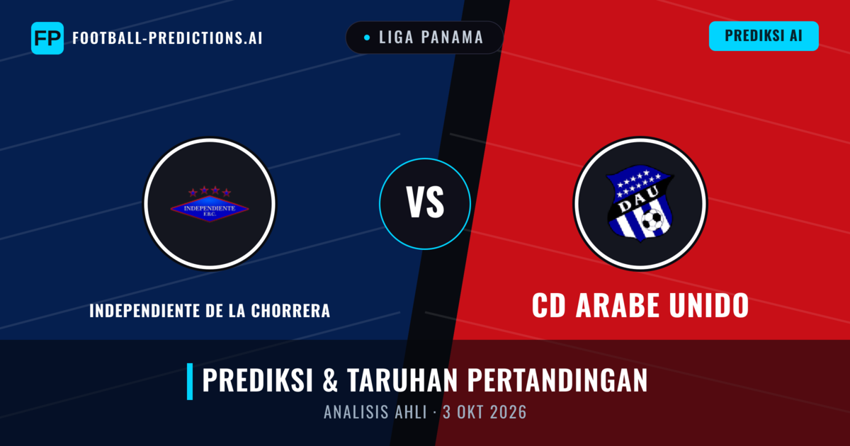 Independiente de La Chorrera vs CD Arabe Unido — prediksi dan pratinjau pertandingan