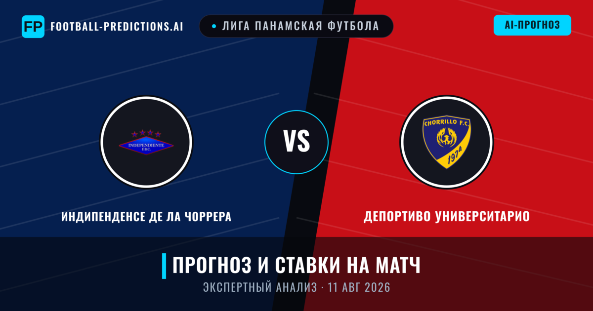 Индипенденсе де Ла Чоррера – Депортиво Университарио — прогноз и превью матча