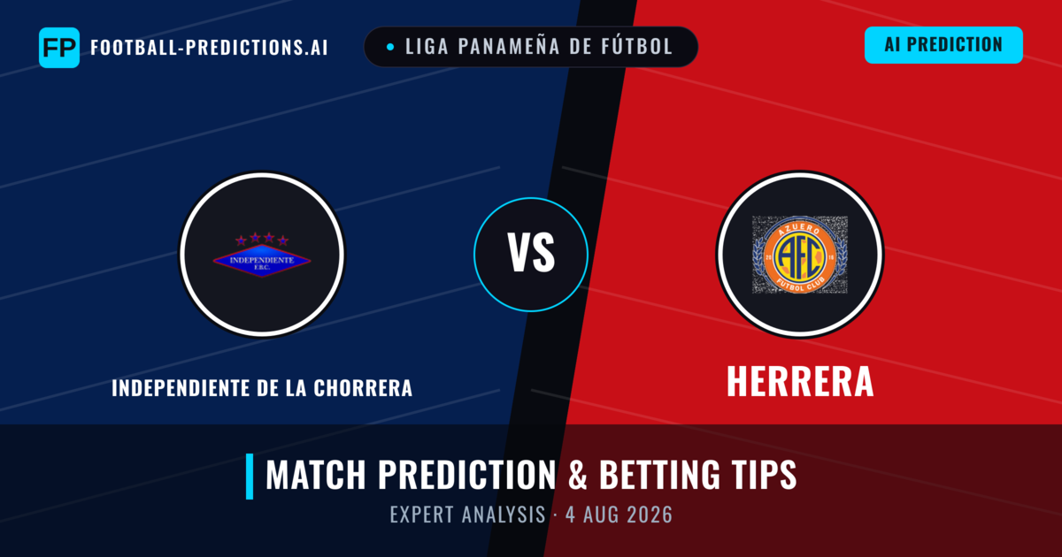 Independiente de La Chorrera vs Herrera — match prediction & preview