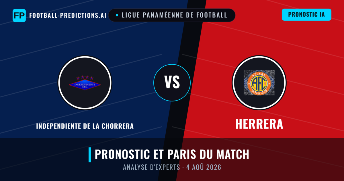 Independiente de La Chorrera vs Herrera — pronostic et avant-match