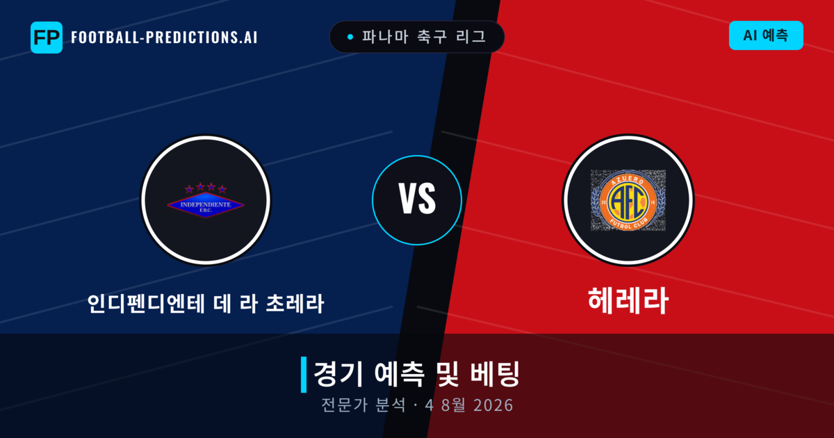 인디펜디엔테 데 라 초레라 대 헤레라 — 경기 예측 및 프리뷰
