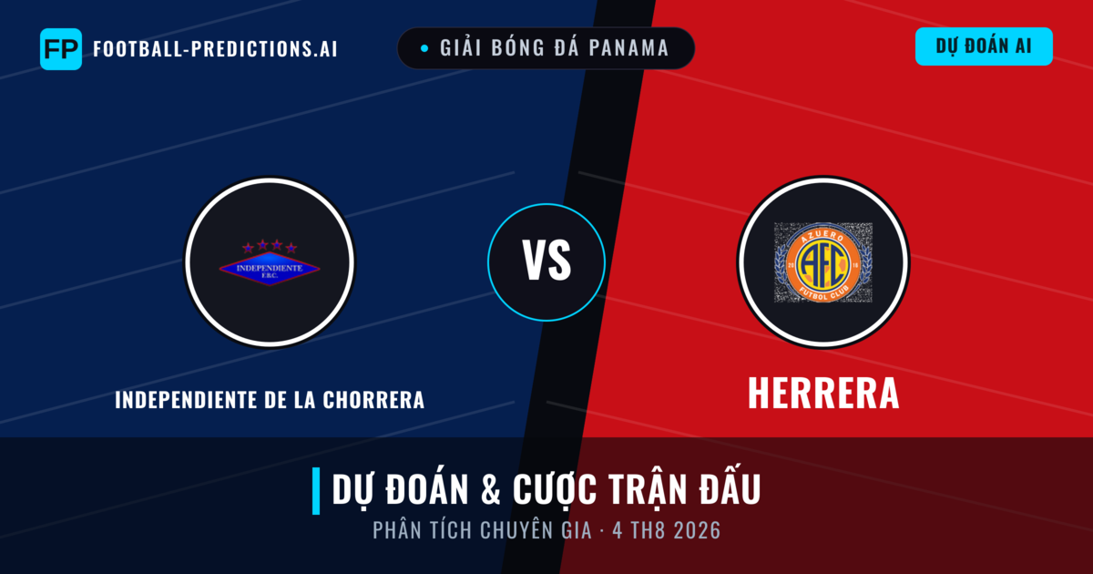 Independiente de La Chorrera vs Herrera — dự đoán và xem trước trận đấu