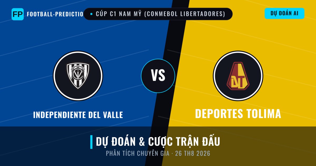 Independiente del Valle vs Deportes Tolima — dự đoán và xem trước trận đấu