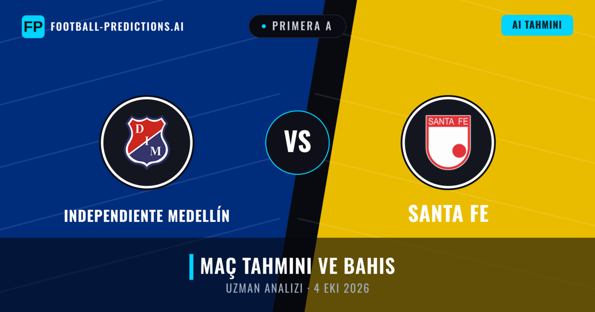 Independiente Medellín - Santa Fe — maç tahmini ve önizleme