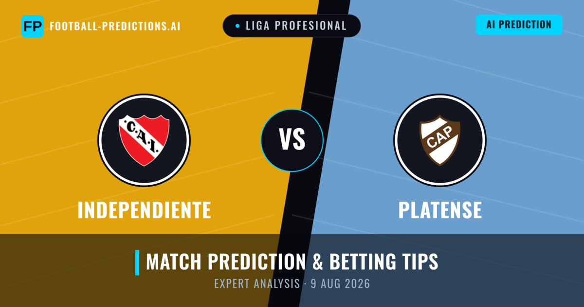 Independiente vs Platense — match prediction & preview