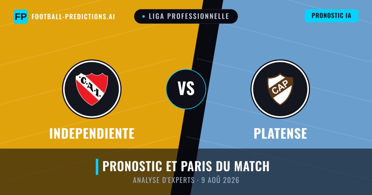 Independiente vs Platense — pronostic et avant-match