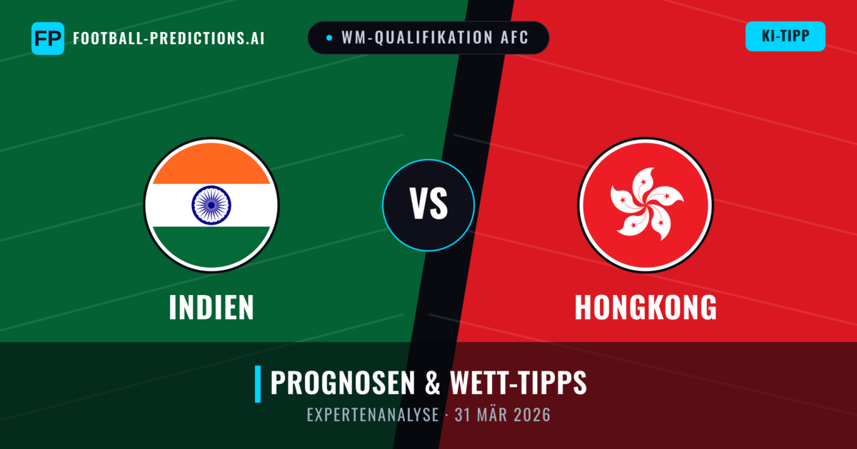 Indien vs Hongkong — Prognose und Spielvorschau
