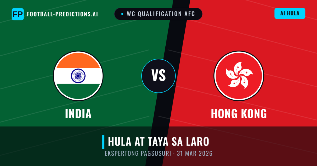 India vs Hong Kong — hula at preview ng laban
