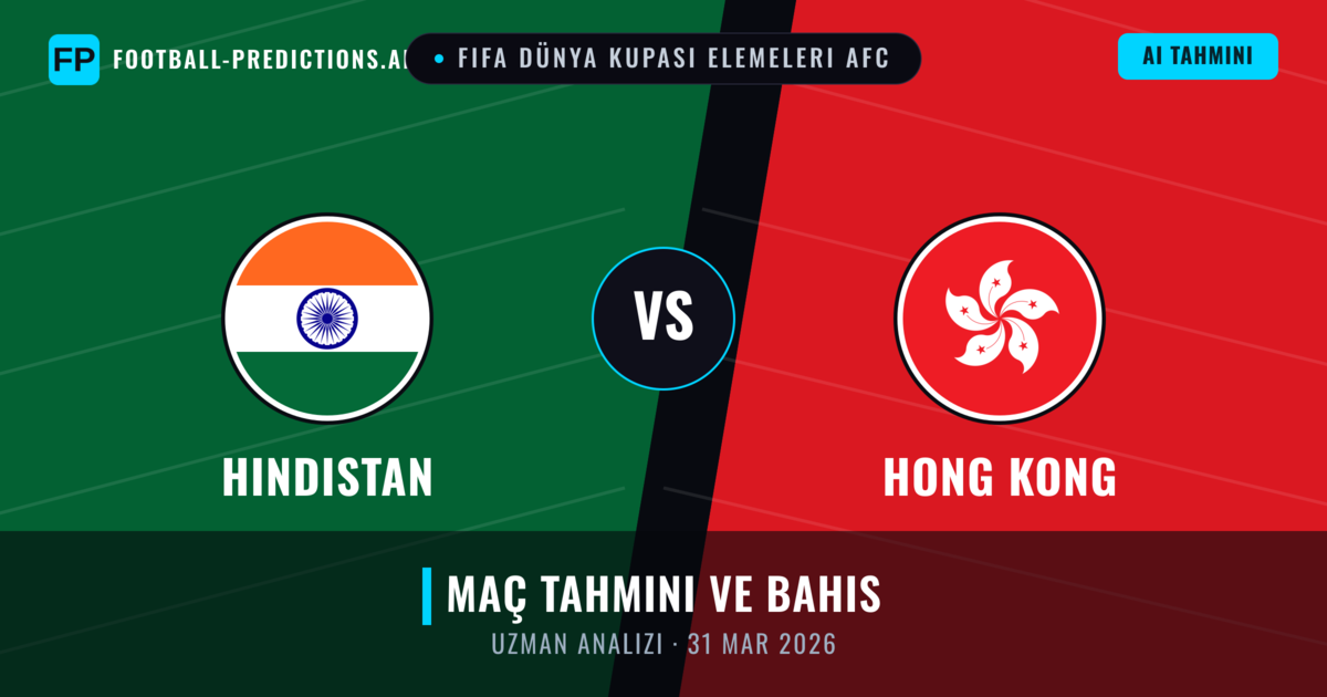 Hindistan - Hong Kong — maç tahmini ve önizleme