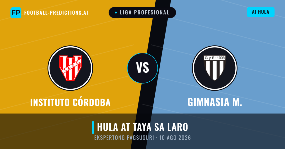 Instituto Córdoba vs Gimnasia M. — hula at preview ng laban