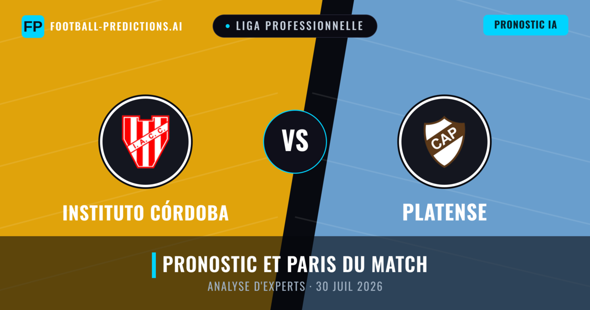 Instituto Córdoba vs Platense — pronostic et avant-match