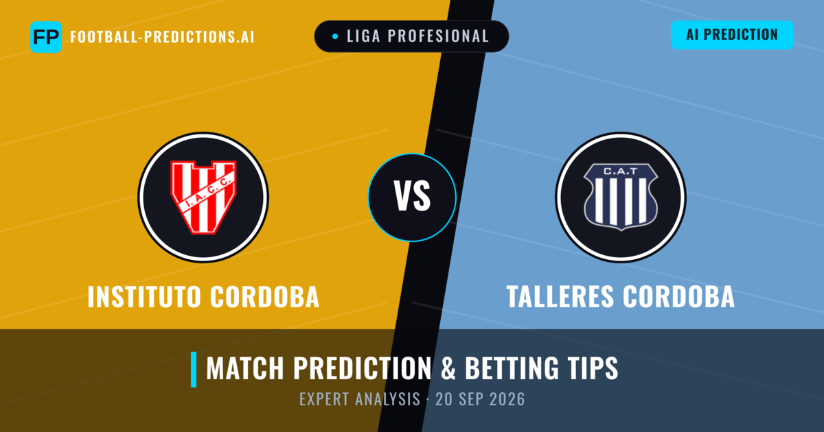 Instituto Cordoba vs Talleres Cordoba — match prediction & preview