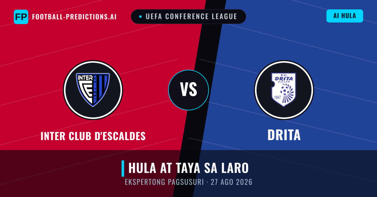Inter Club d'Escaldes vs Drita — hula at preview ng laban