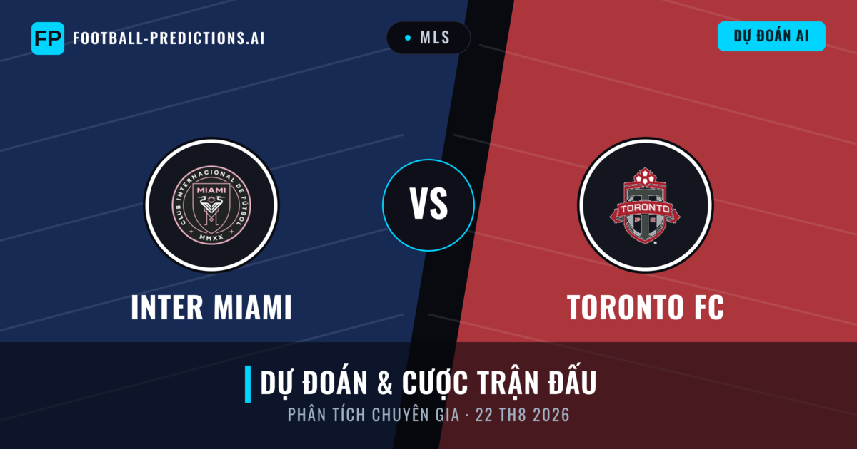 Inter Miami vs Toronto FC — dự đoán và xem trước trận đấu