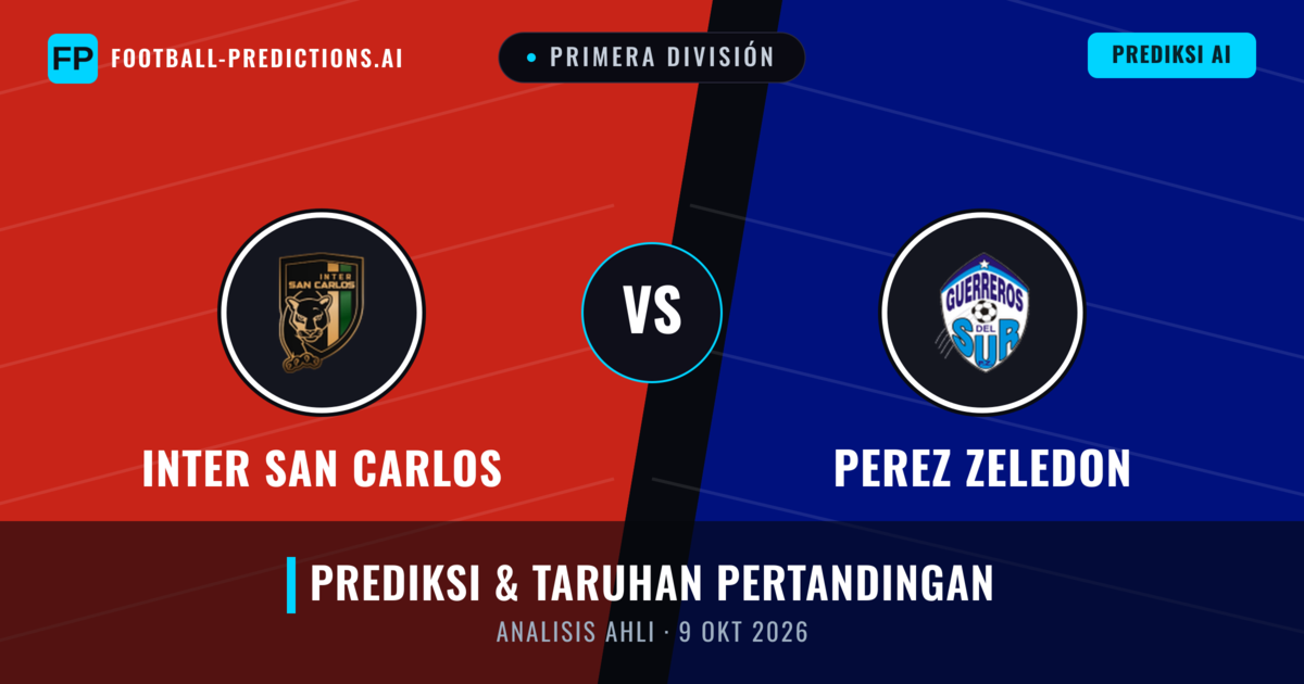 Inter San Carlos vs Perez Zeledon — prediksi dan pratinjau pertandingan