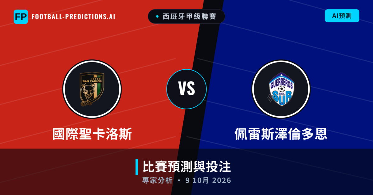國際聖卡洛斯 vs 佩雷斯澤倫多恩 — 比赛预测和前瞻
