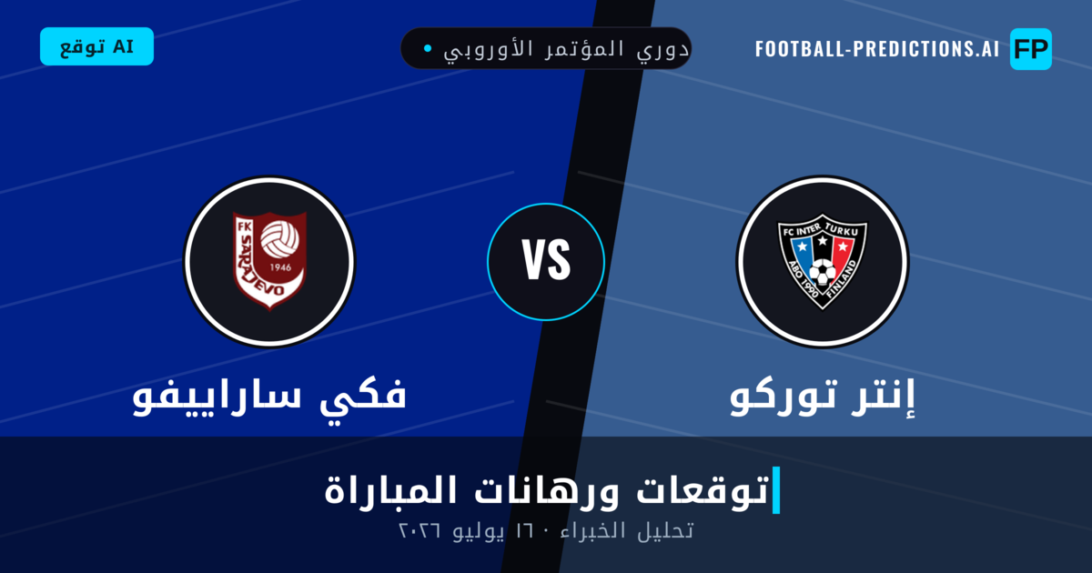 إنتر توركو ضد فكي ساراييفو — توقعات ومعاينة المباراة