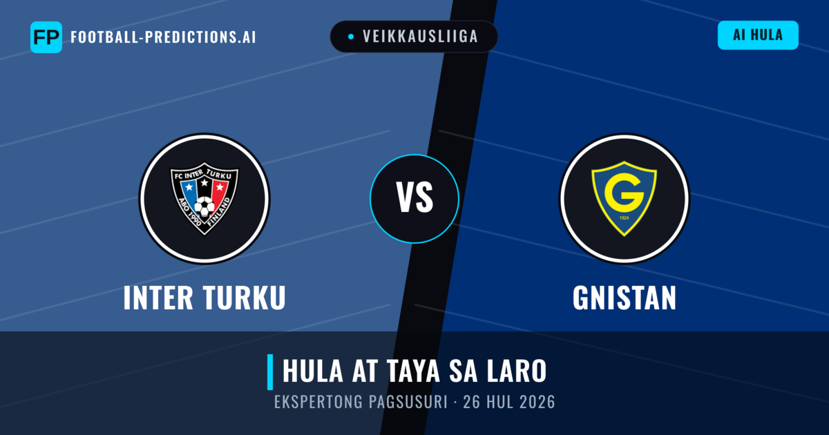 Inter Turku vs Gnistan — hula at preview ng laban
