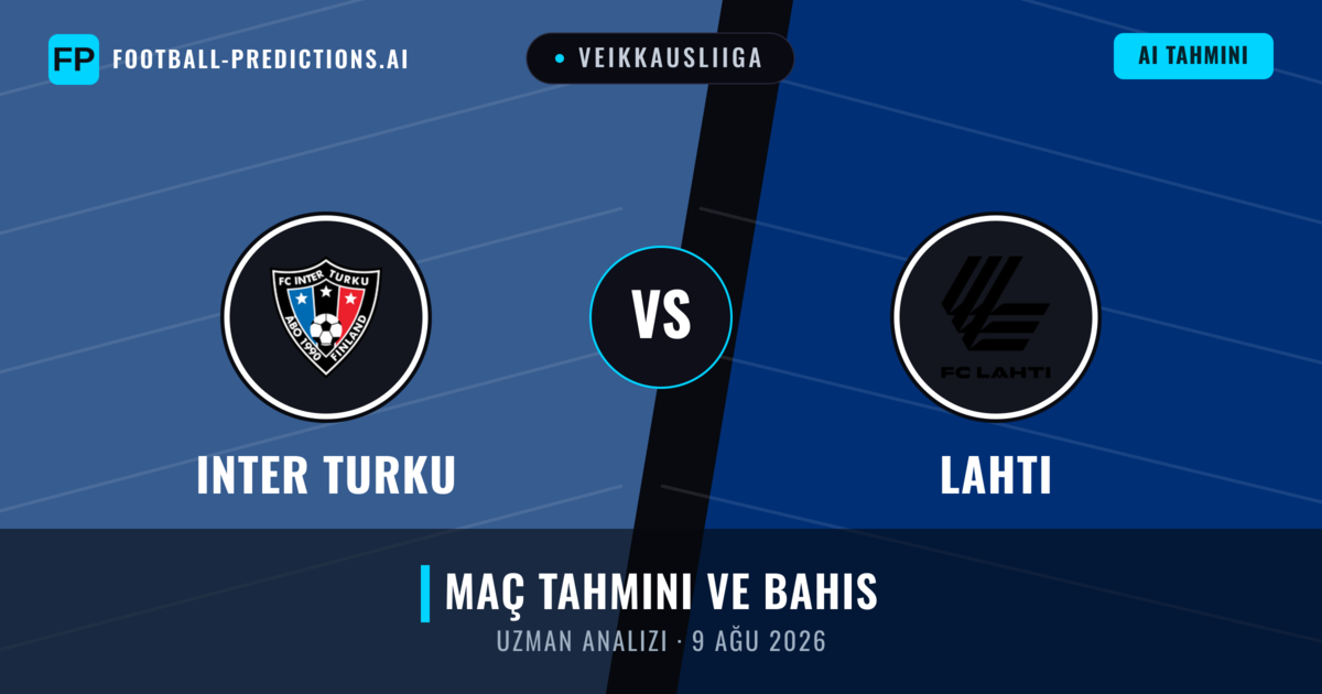 Inter Turku - Lahti — maç tahmini ve önizleme